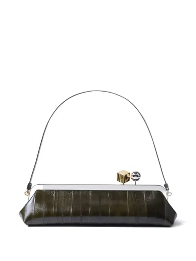 Jacquemus La Salon Clutch Bag In Green