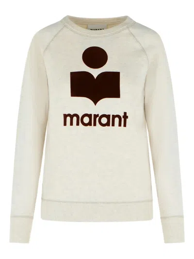 Isabel Marant Millyny Logo Sweatshirt In Neutral