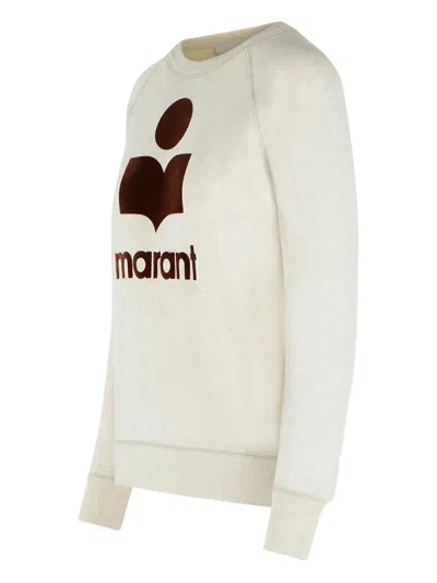 Isabel Marant Millyny Logo Sweatshirt In Neutral