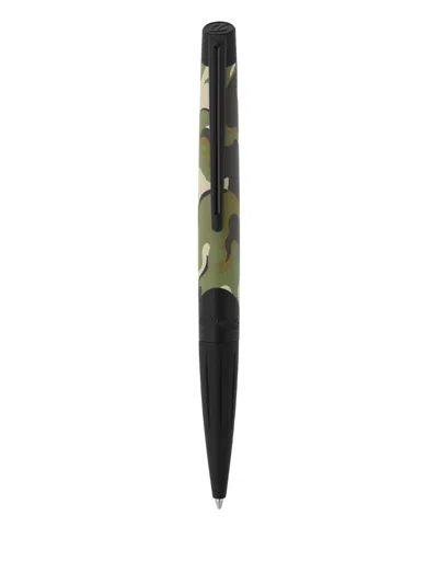 St Dupont Defi Millenium Camo Pen In Green