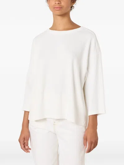 American Vintage Yruki Ribbed T-shirt In White