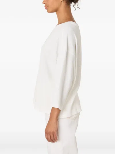 American Vintage Yruki Ribbed T-shirt In White