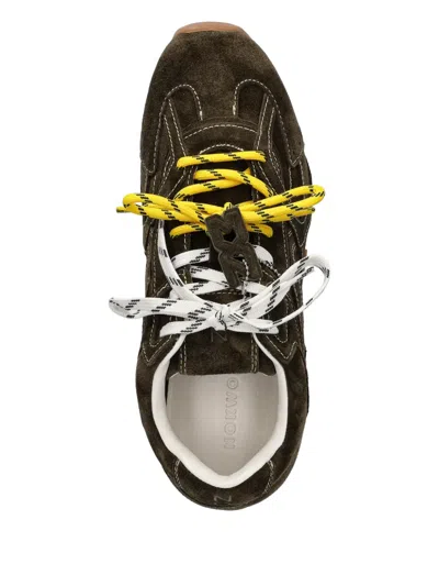 Nokwol Atlas Contrast-stitch Sneakers In Multi