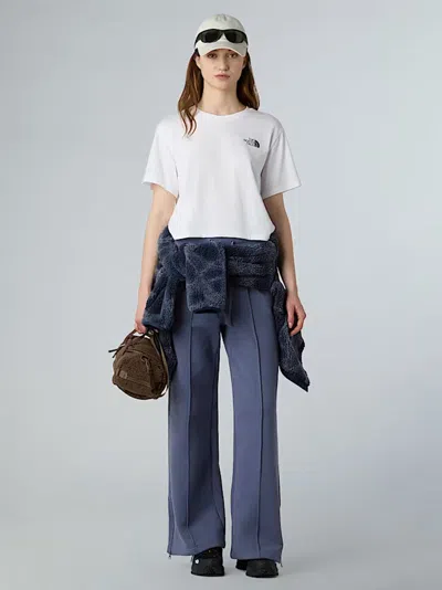 The North Face Cropped Simple Dome T-shirt In White