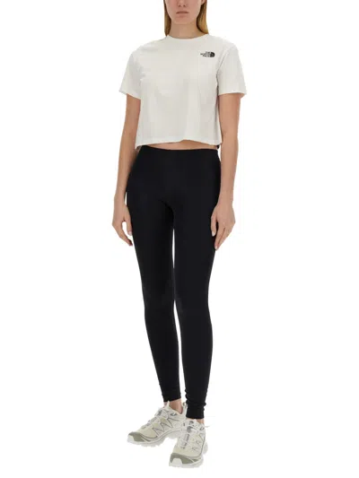The North Face Cropped Simple Dome T-shirt In White