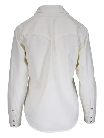 Nili Lotan Travis Pocket Shirt In Neutral