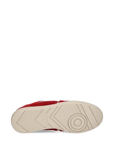 Nokwol August Suede Panel Trainers In Red