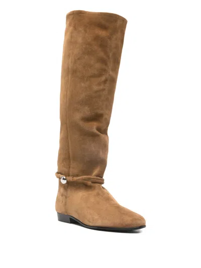 Isabel Marant Tie-detail Boots In Brown