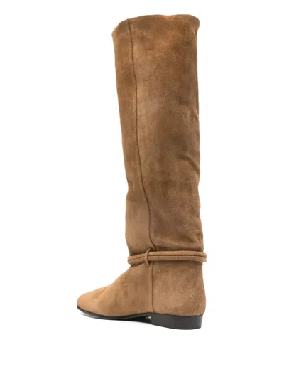 Isabel Marant Tie-detail Boots In Brown