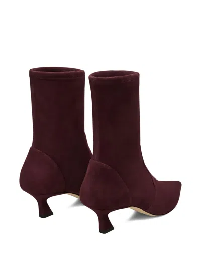Stuart Weitzman Vinnie Bootie 50 In Red