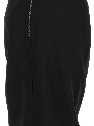 Rick Owens Prong Cut-out Gown In Black