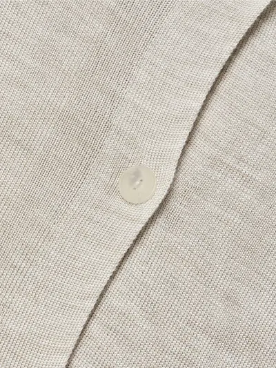 The Row Josette Brown Cardigan In Neutral