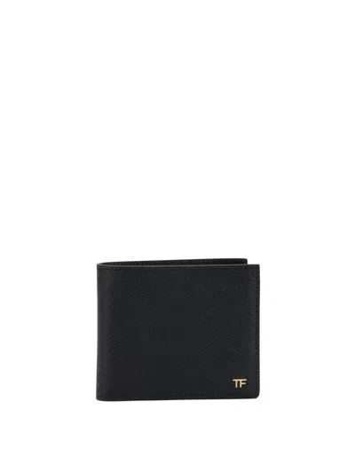 Tom Ford Small Grain Leather Bifold Wallet