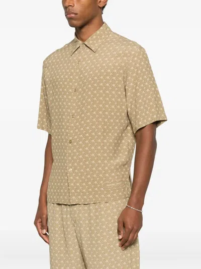 Sandro Patterned Shirt In Neutral