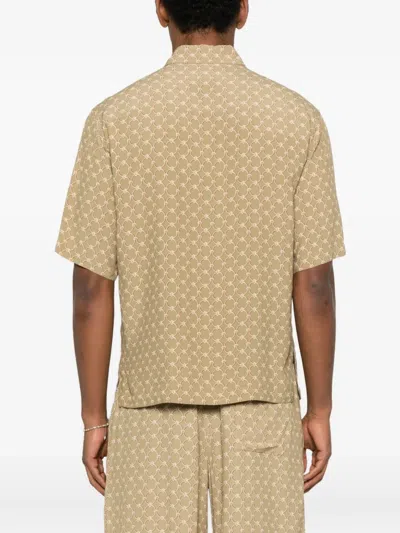 Sandro Patterned Shirt In Neutral