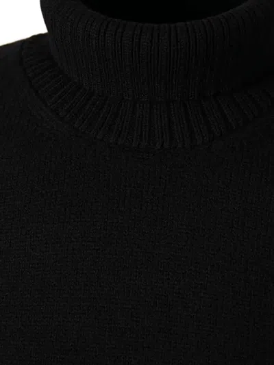 Ami Alexandre Mattiussi Ami Paris Ami De Coeur Sweater In Black