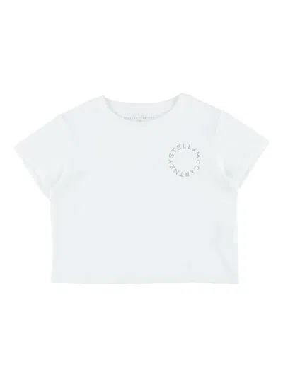 Stella Mccartney Tee Small Circle Logo In White