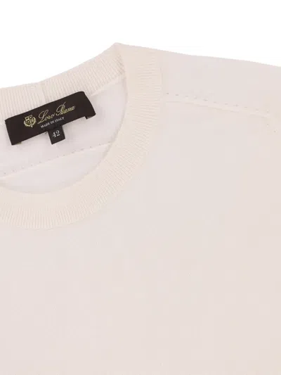 Loro Piana Ribbed Sweater In Neutral