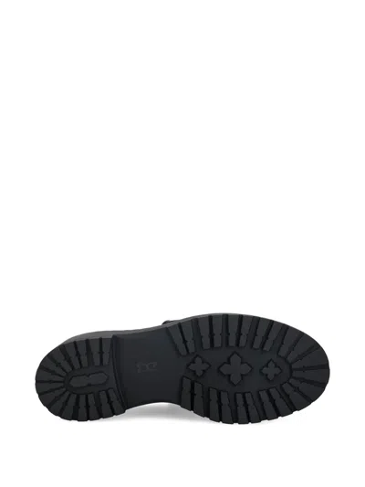 Nokwol Perry Fringed Loafers In Black