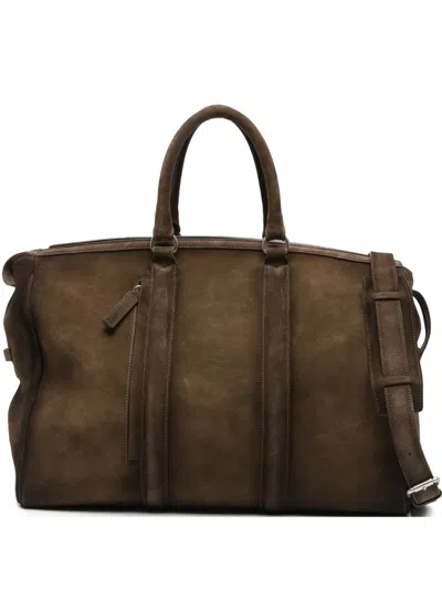 Officine Creative Quentin 009 Duffel Bag In Brown