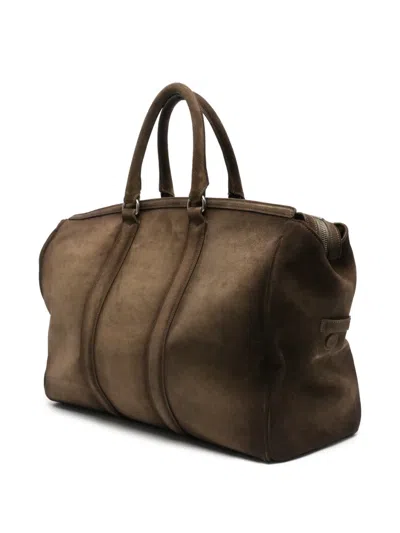 Officine Creative Quentin 009 Duffel Bag In Brown