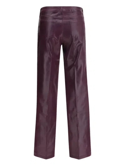 L'agence Multicolor Cotton Flared Jeans In Brown