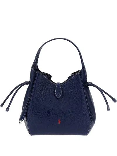 Polo Ralph Lauren Small Polo Play Shoulder Bag In Blue