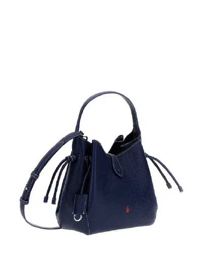 Polo Ralph Lauren Small Polo Play Shoulder Bag In Blue