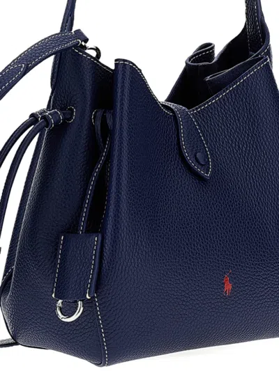 Polo Ralph Lauren Small Polo Play Shoulder Bag In Blue