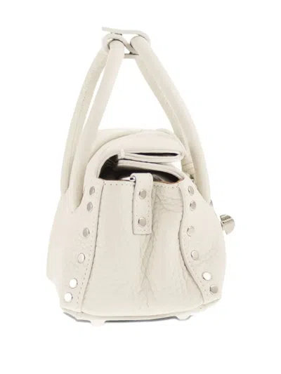 Zanellato Baby Dotta® Grained-leather Tote Bag In White