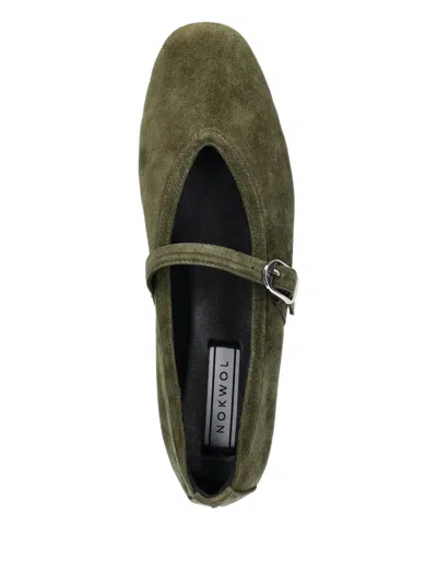 Nokwol Lova Ballet Flats In Green