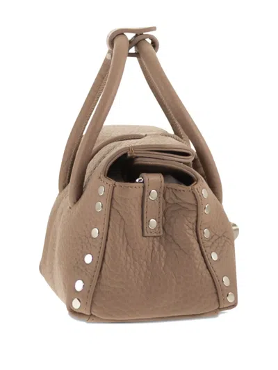 Zanellato Baby Dotta® Grained-leather Tote Bag In Brown