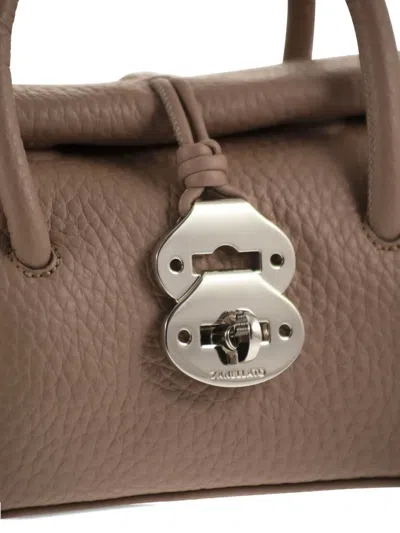 Zanellato Baby Dotta® Grained-leather Tote Bag In Brown