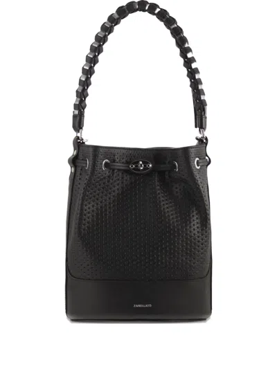 Zanellato Monda' - Leather Bucket Bag S In Black