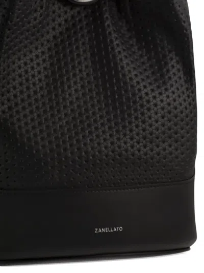 Zanellato Monda' - Leather Bucket Bag S In Black