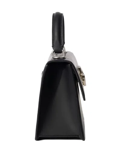 Off-white Jitney 1.4 Top Handle Bag In Black