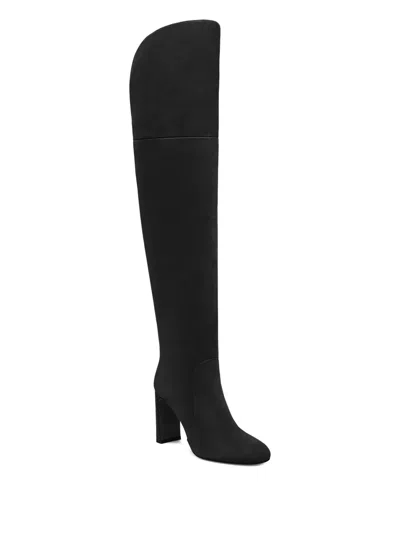 Stuart Weitzman Babette Block-heel Boots In Black