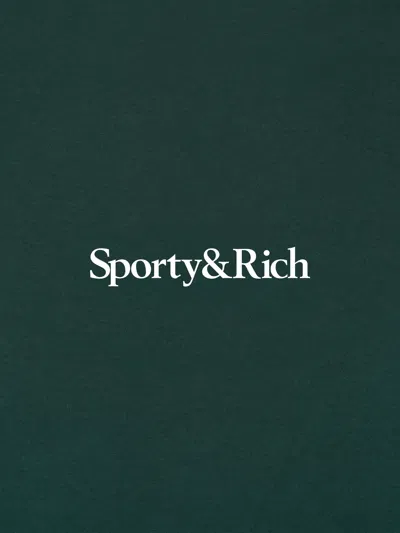Sporty And Rich Sporty & Rich Kids Drink More Water Hoodie In Green