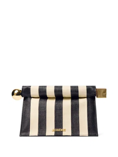 Jacquemus La Rond Carré Clutch Bag In Multi
