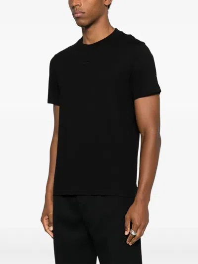 Sandro Logo T-shirt In Black