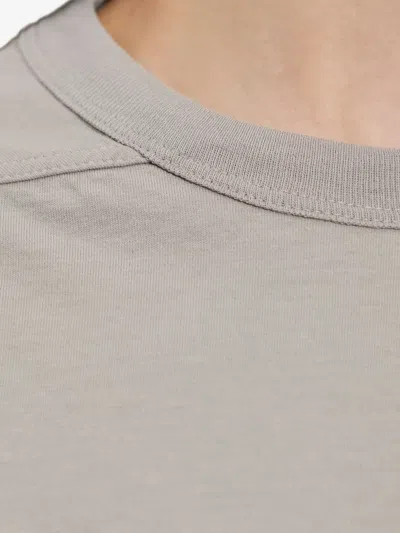 Rick Owens Seam-detail T-shirt In Neutral