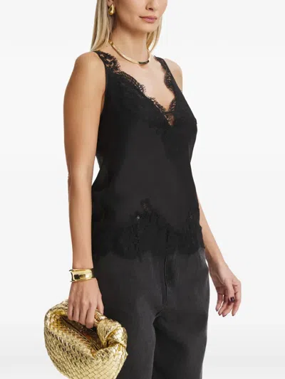 Il Volo Gia Lace Top In Black