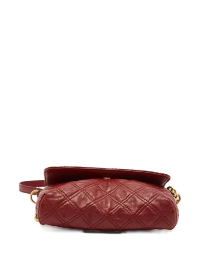 Pre-owned Marc Jacobs Quilted Chain-link Shoulder Bag In Red