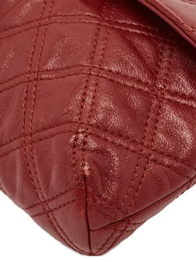 Pre-owned Marc Jacobs Quilted Chain-link Shoulder Bag In Red