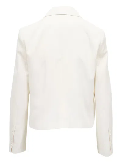 Twp Sawyer Peak-lapel Blazer In White