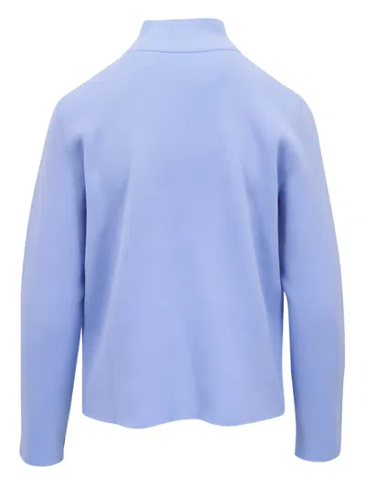 Akris Button Jacket In Blue