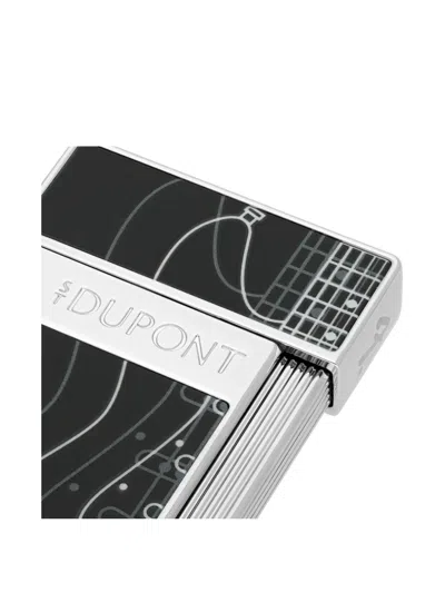 St Dupont Guitar Motif Lighter In Black