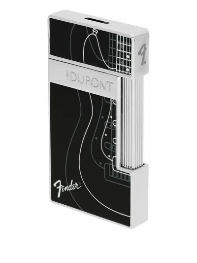 St Dupont Guitar Motif Lighter In Black