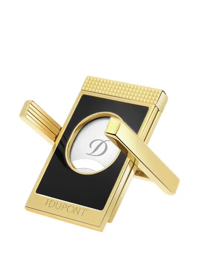 St Dupont Rectangular Cigar Cutter In Gold