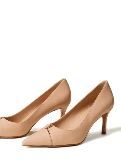 Twinset Pointed Pump Medium Heel In Neutral